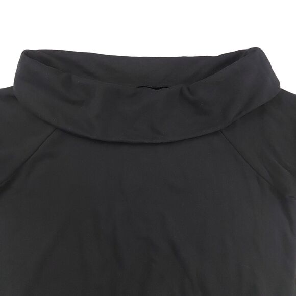 Victoria's Secret Victoria Sport Sweatshirt Womens Large Black Cozy Cowl Neck - Picture 3 of 13